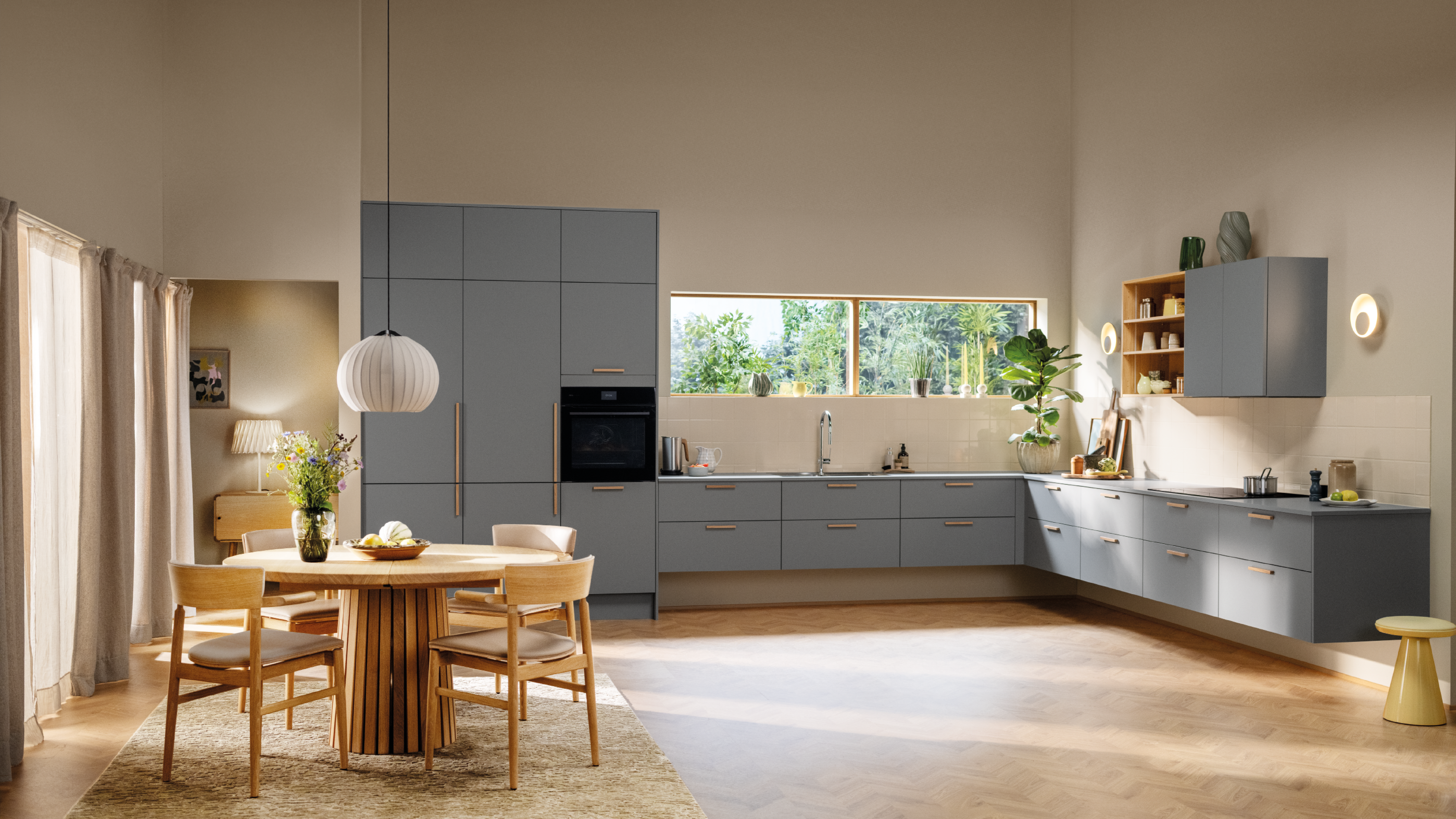 Robust simplicity in the kitchen with Base in Fenix laminate | HTH